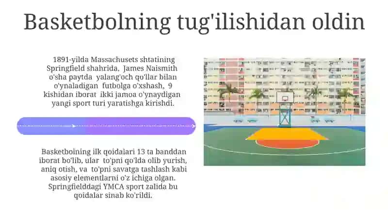 Basketbol sport turining kelib chiqishi 4