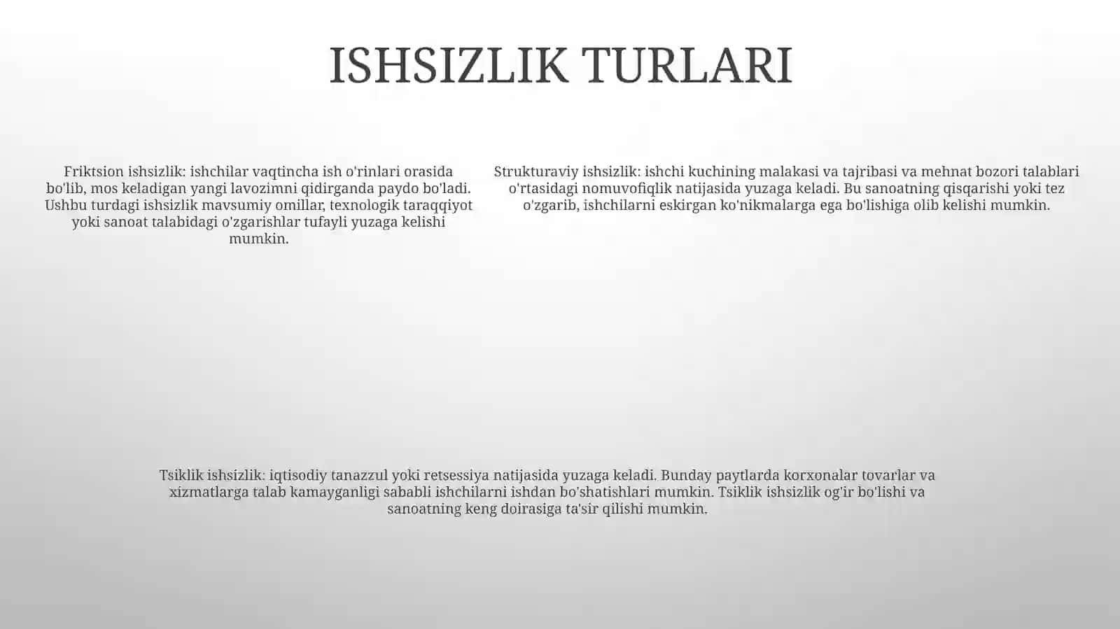Ishsizlik 4