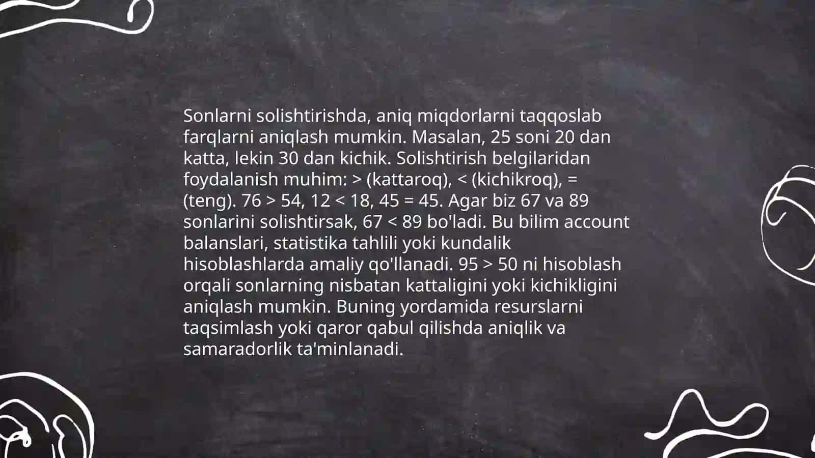 2-sinf Matematika darsligidan taqdimot 4
