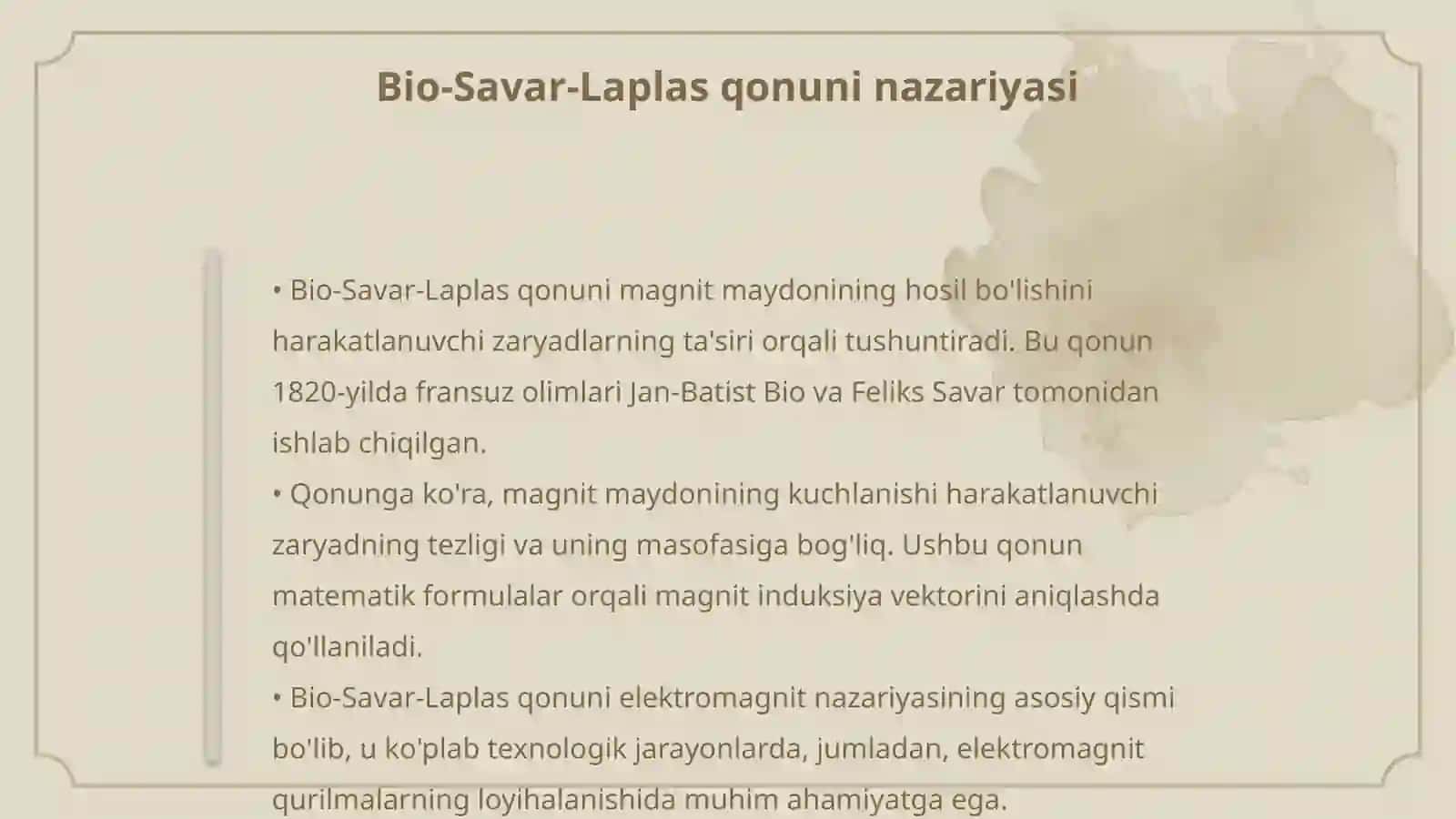 Magnit maydoni va uning xususiyatlari 4
