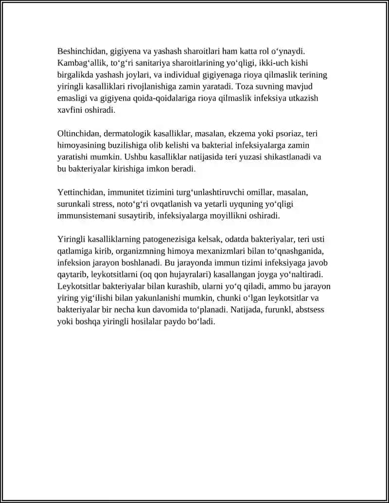 TERINING YIRINGLI KASALLIGI 4