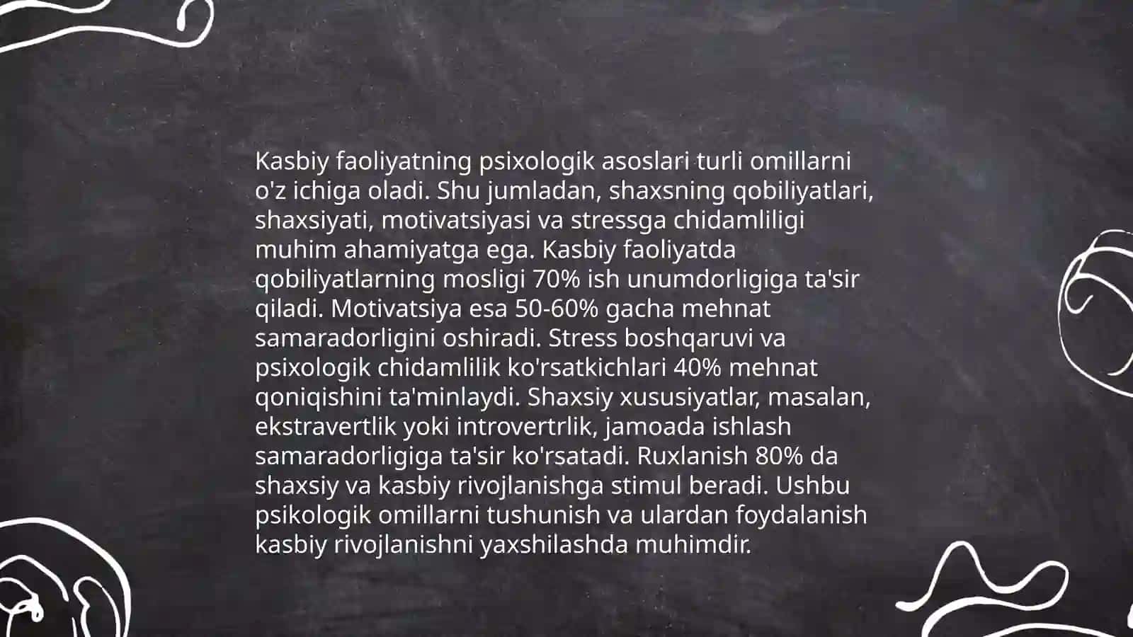 Psixologik kasb faoliyati va psihologik metodlari 4