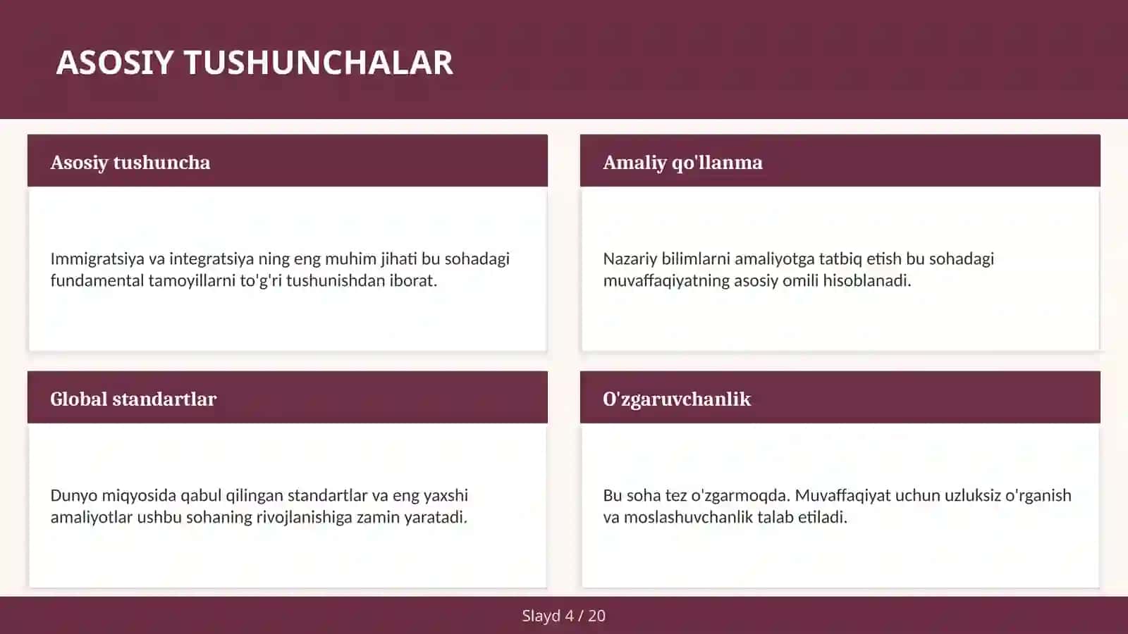 IMMIGRATSIYA VA INTEGRATSIYA 4