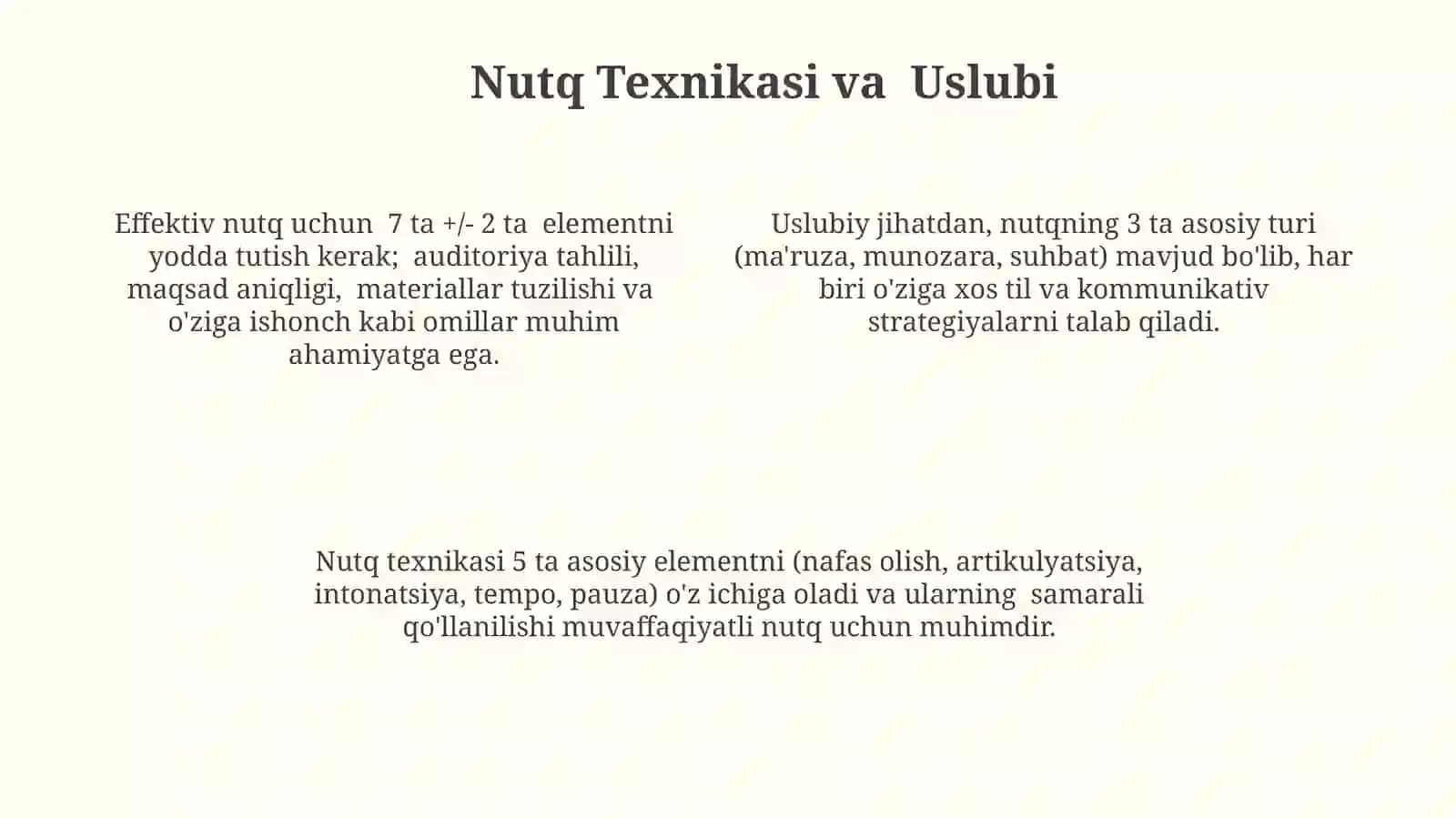 Kasbiy nutqning nazarya asoslari 4