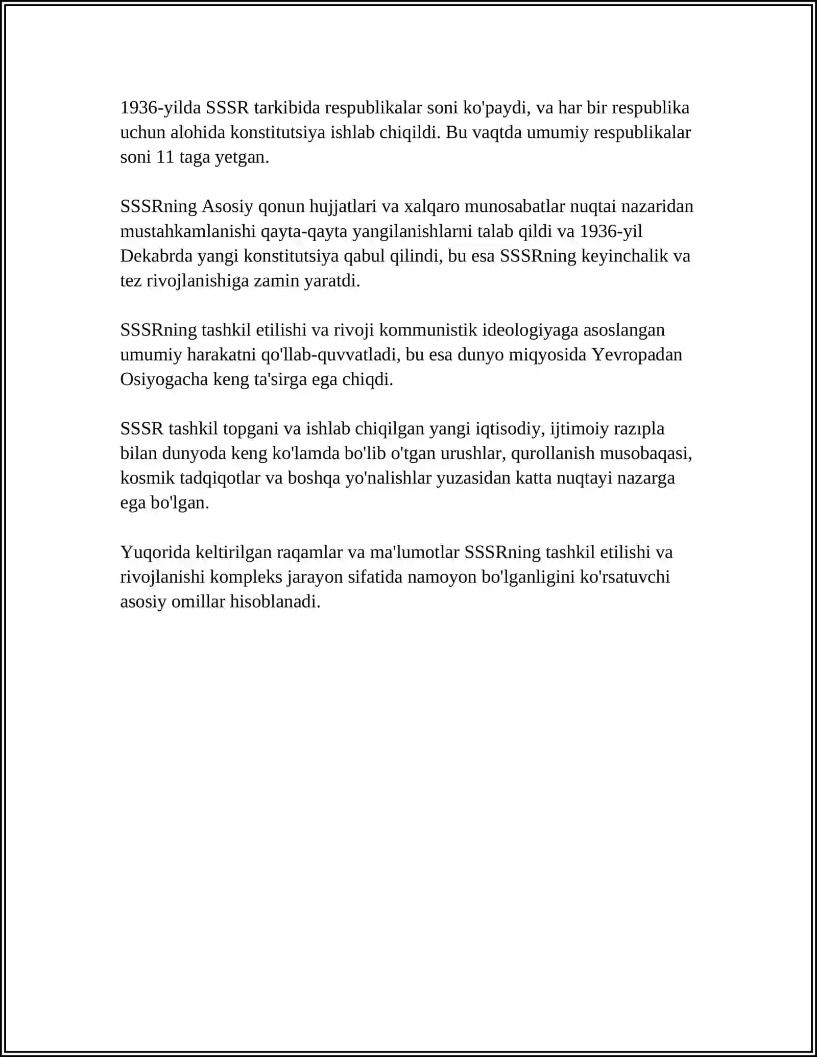 SSSR NING TUGATILISHI VA UNING SABABLARI 4