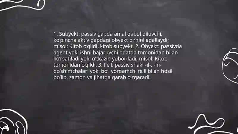 Passiv gap 4