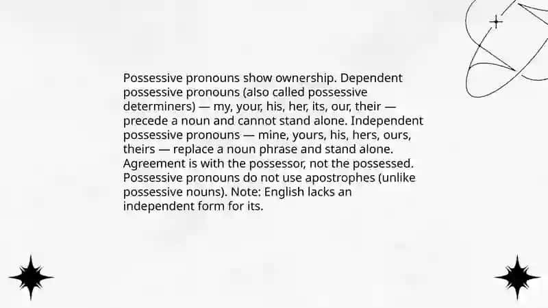 Pronouns 4