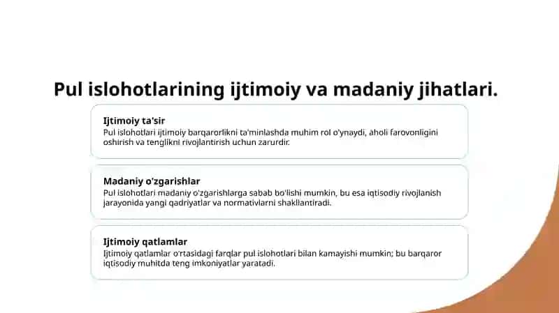 Pul islohotlari 4