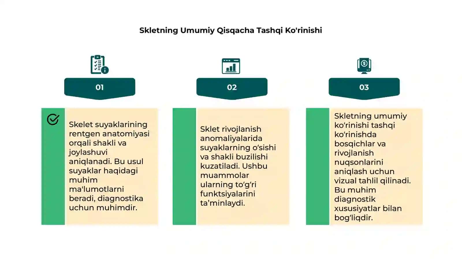 Skelet suyaklarining rentgen anatomiyasi 4