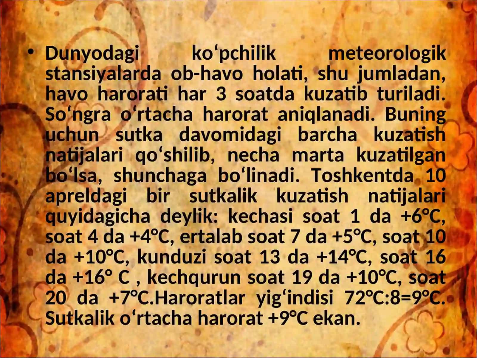 Havo harorati 4