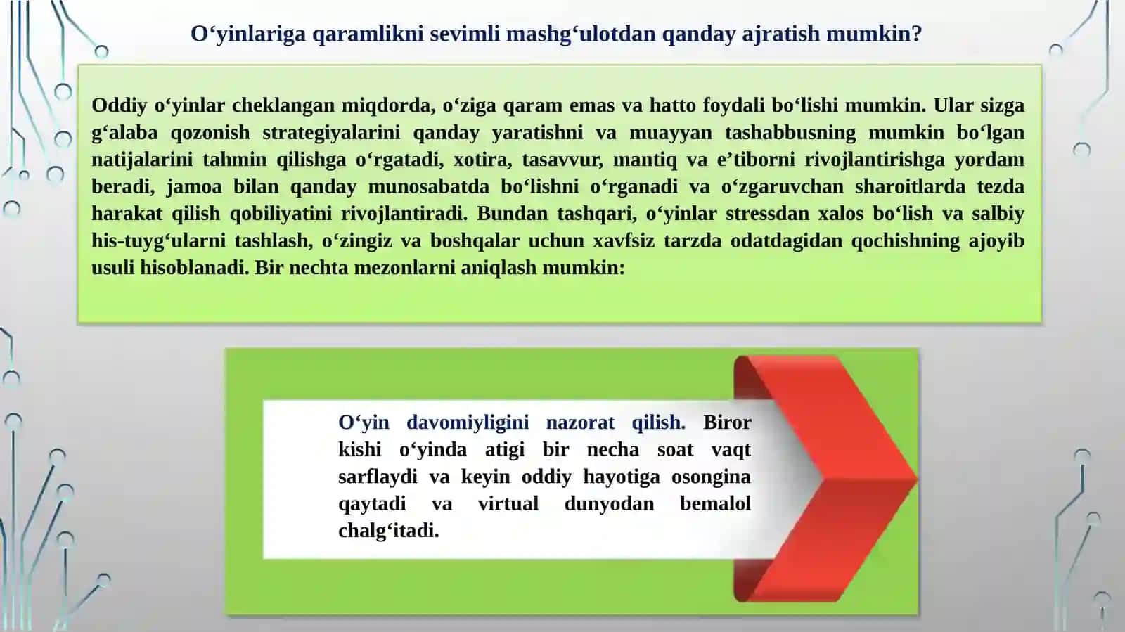 O‘yinlargaqaramliknima? 4