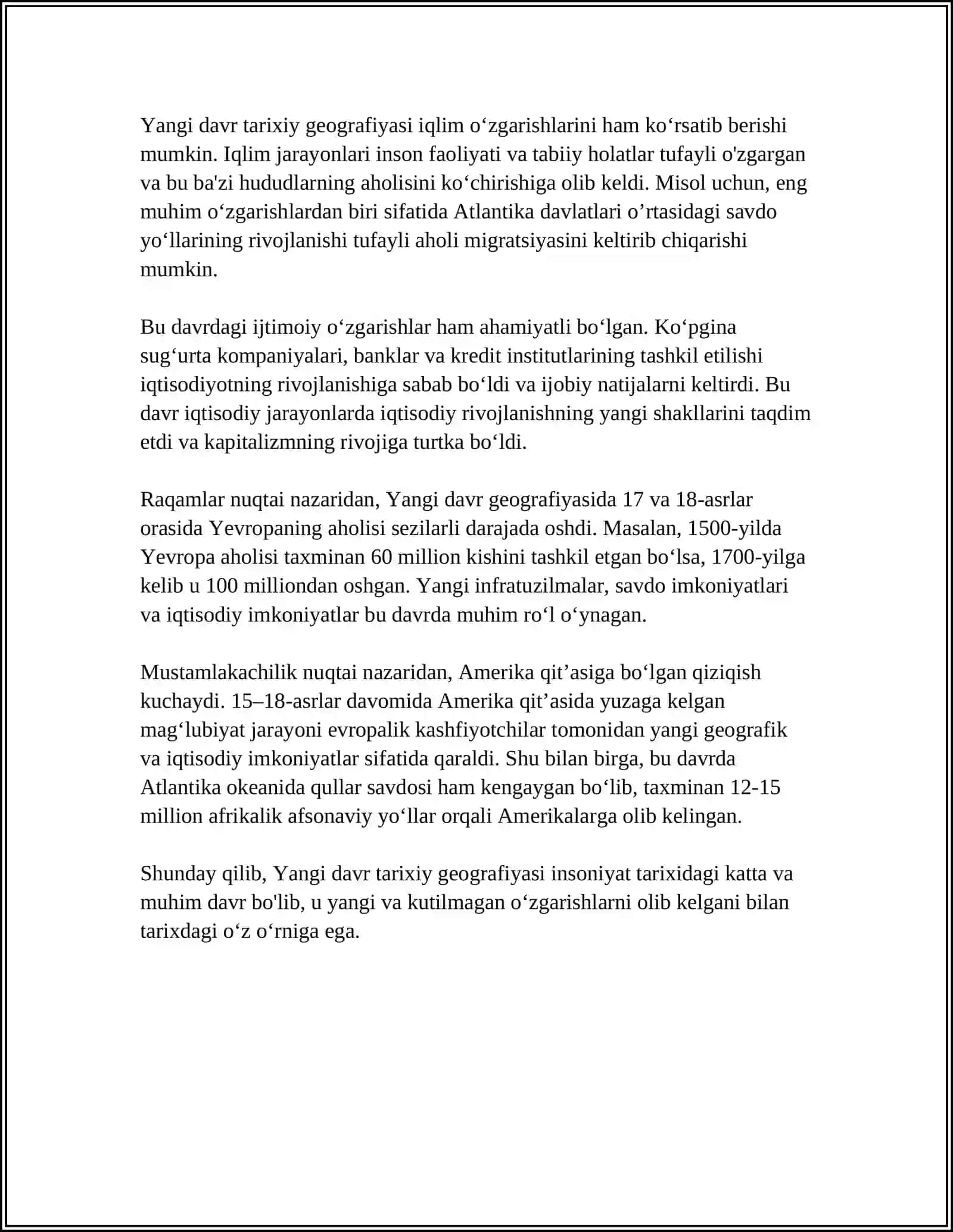 TARIXIY GEOGRAFIYA YANGI DAVRDA ORGANILISHI 4