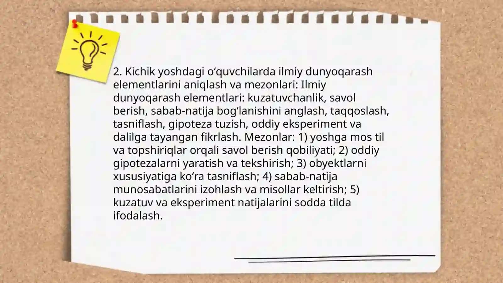 Matn ustida ishlash metodikasi 4