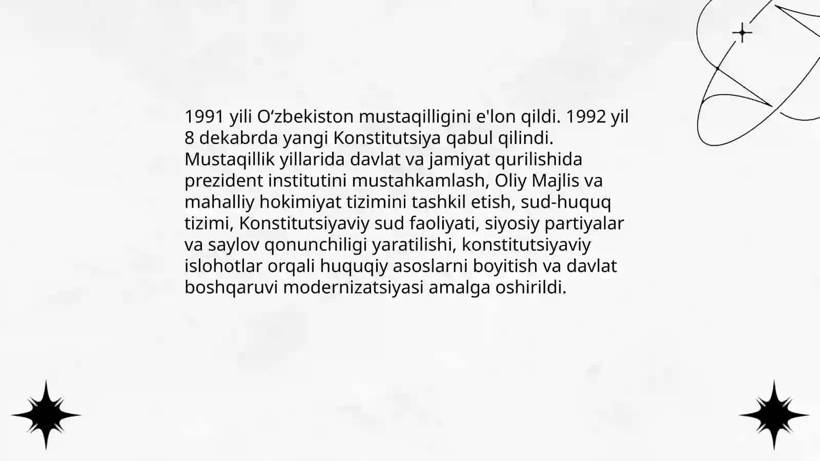 Oʻzbekistonning eng yangi tarixi, oʻquv faning predmeti maqsadi va vazifalari nazariy metodologik tamoyillari 4