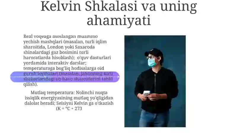 Absolyut temperaturani o'qitish metodikasi 4