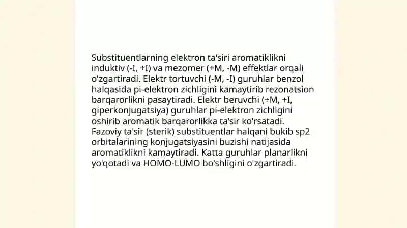 Organik brikmalarning fazoviy tasiri 4