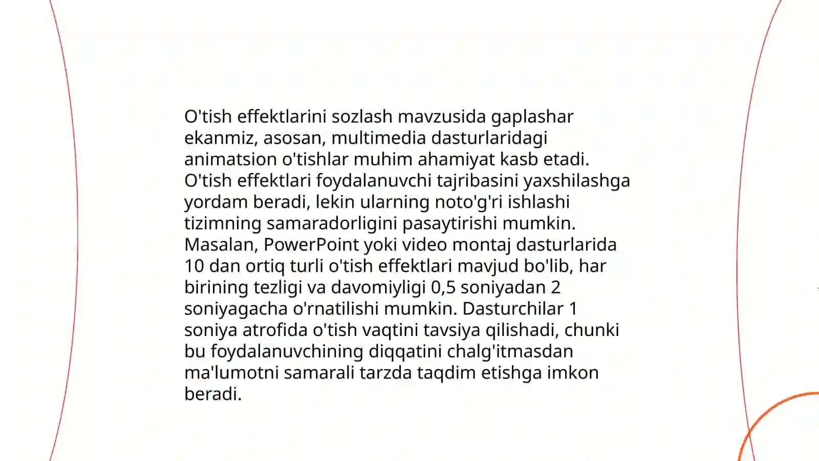 Ms power pointda animatsion lavhalar yaratish 4