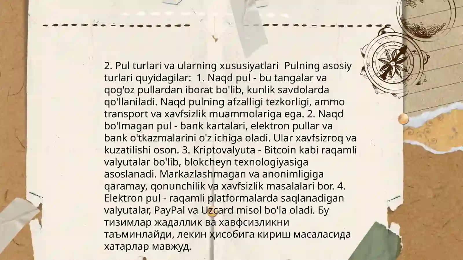 Pul muomalasi va kredit tizmi 4