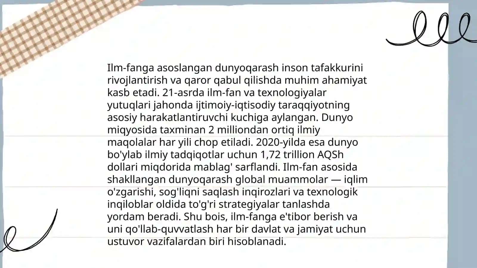 Fan va falsafa o'rtasidagi munosabatlar 4