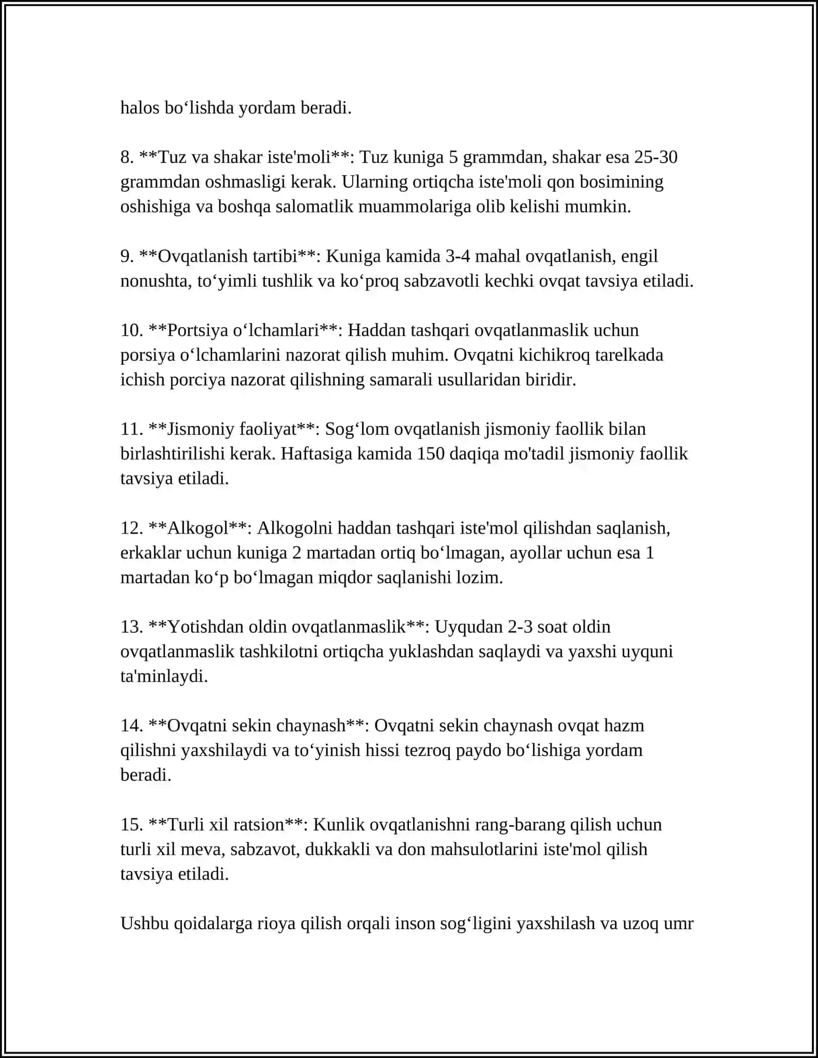 RATSION OVQATLANISH HAQIDA 4