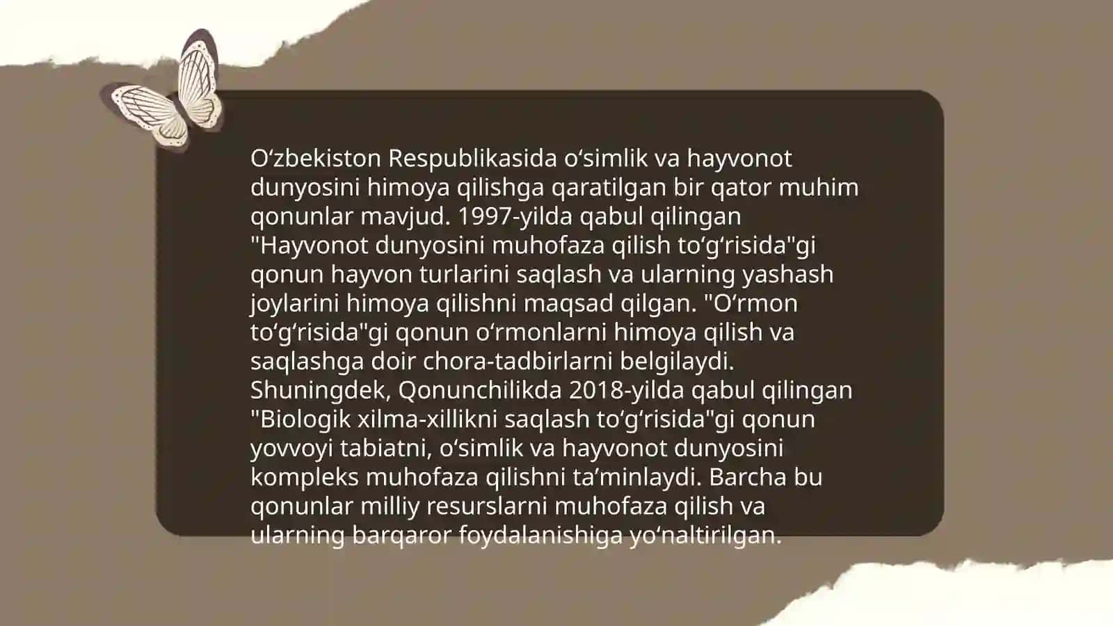 Ekologik qonunlar 4
