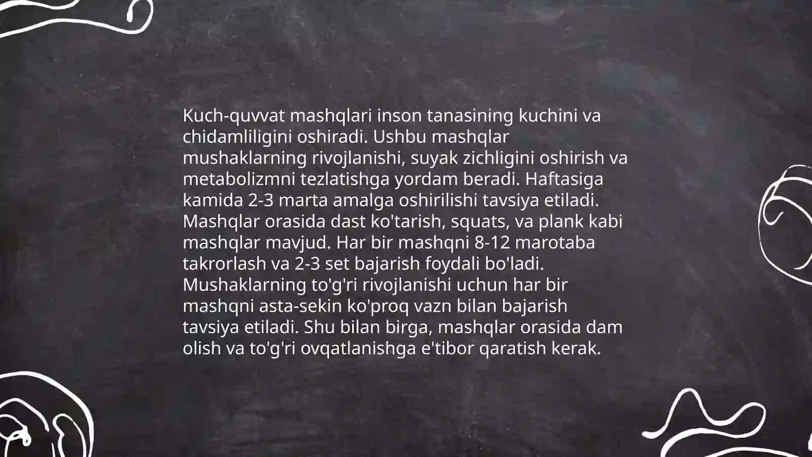 Jismoniy mashqlarning shakli va mazmuni 4