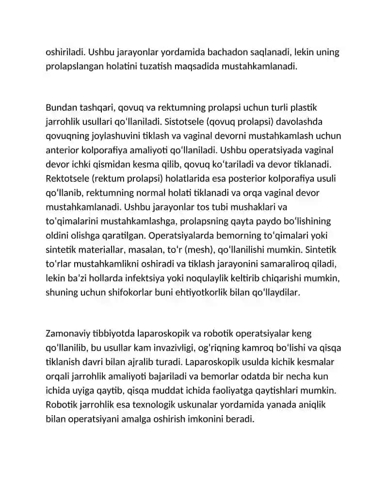 Tos tubi prolapsi muammosi 4