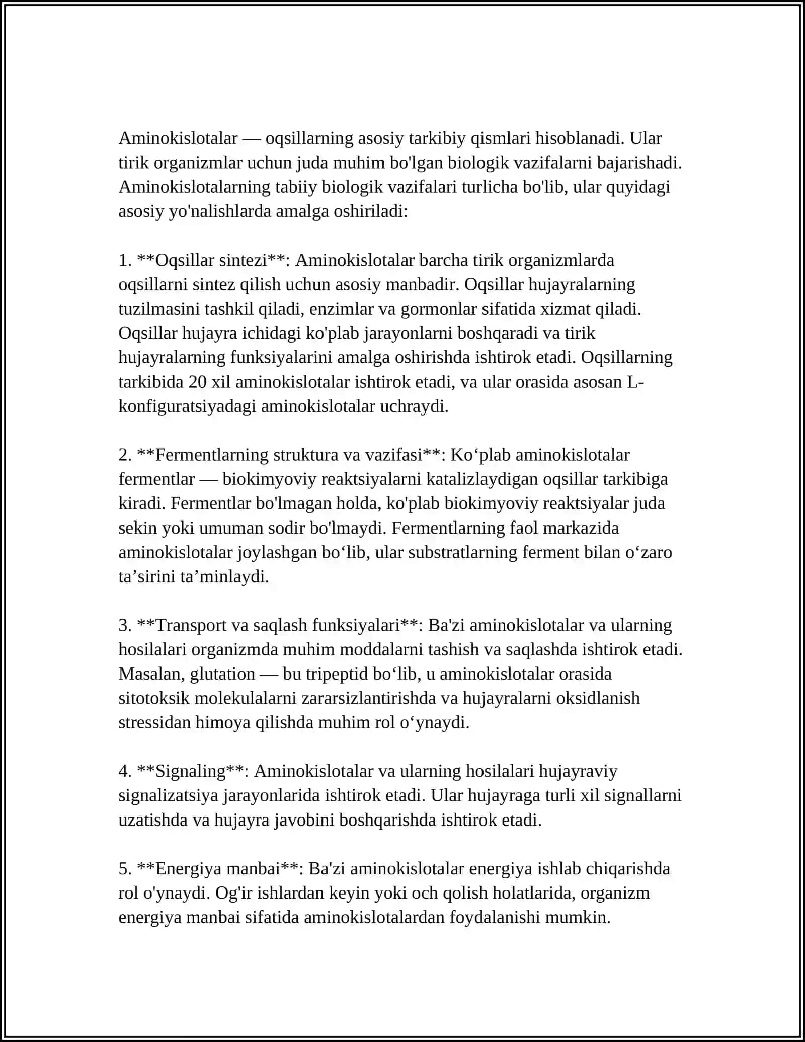 AMINAKISLATALAR 4