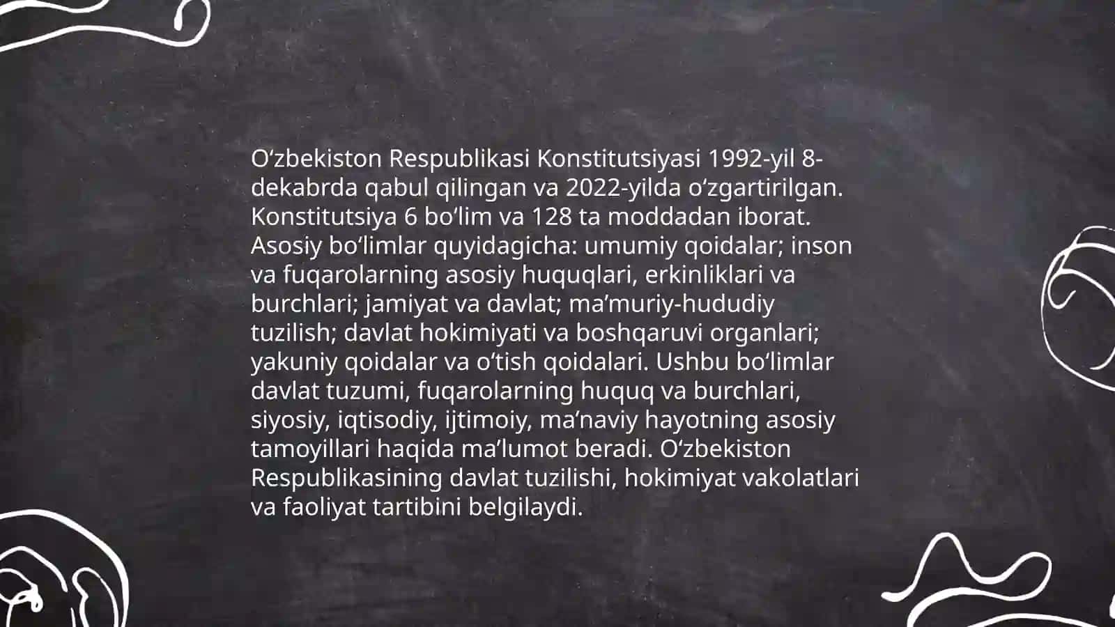 Òzbekiston kanstitutsiyasi 4