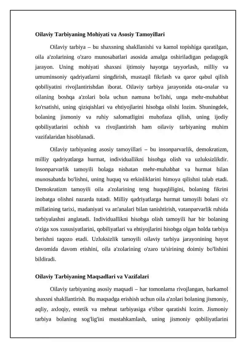 Oilaviy tarbiya asoslari 4
