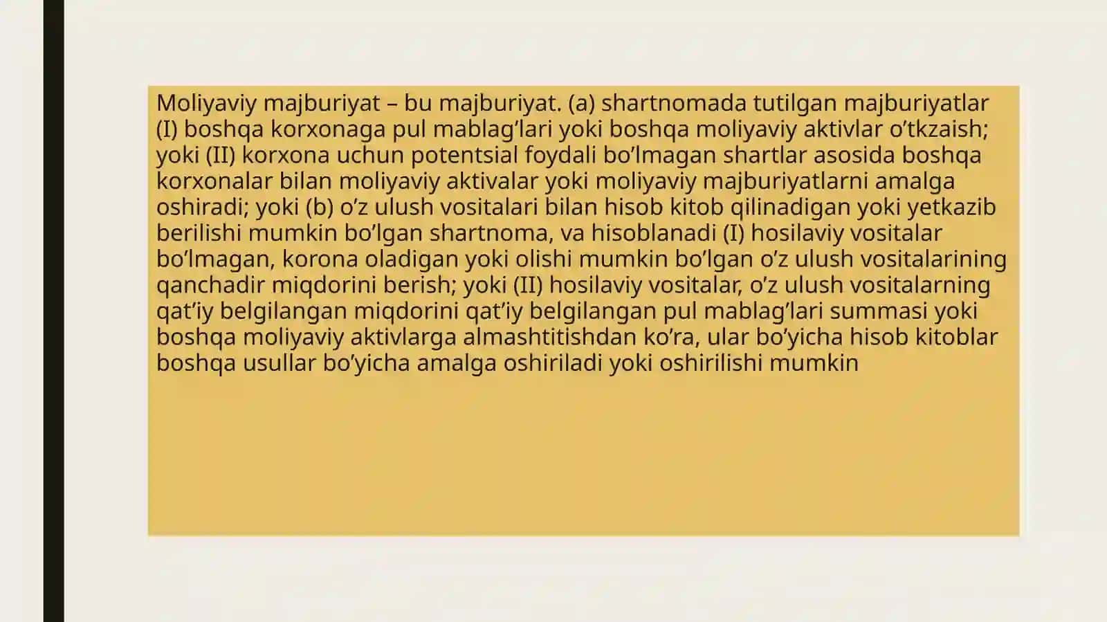 Investitsiyalar hisobini tashkil qilish 4