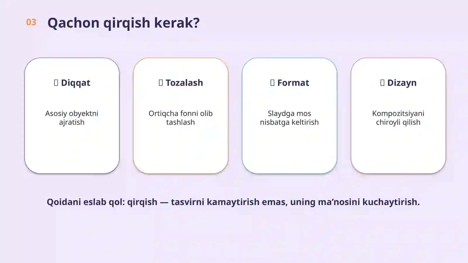 TASVIRNI QIRQISH VA AYLANTIRISH 4