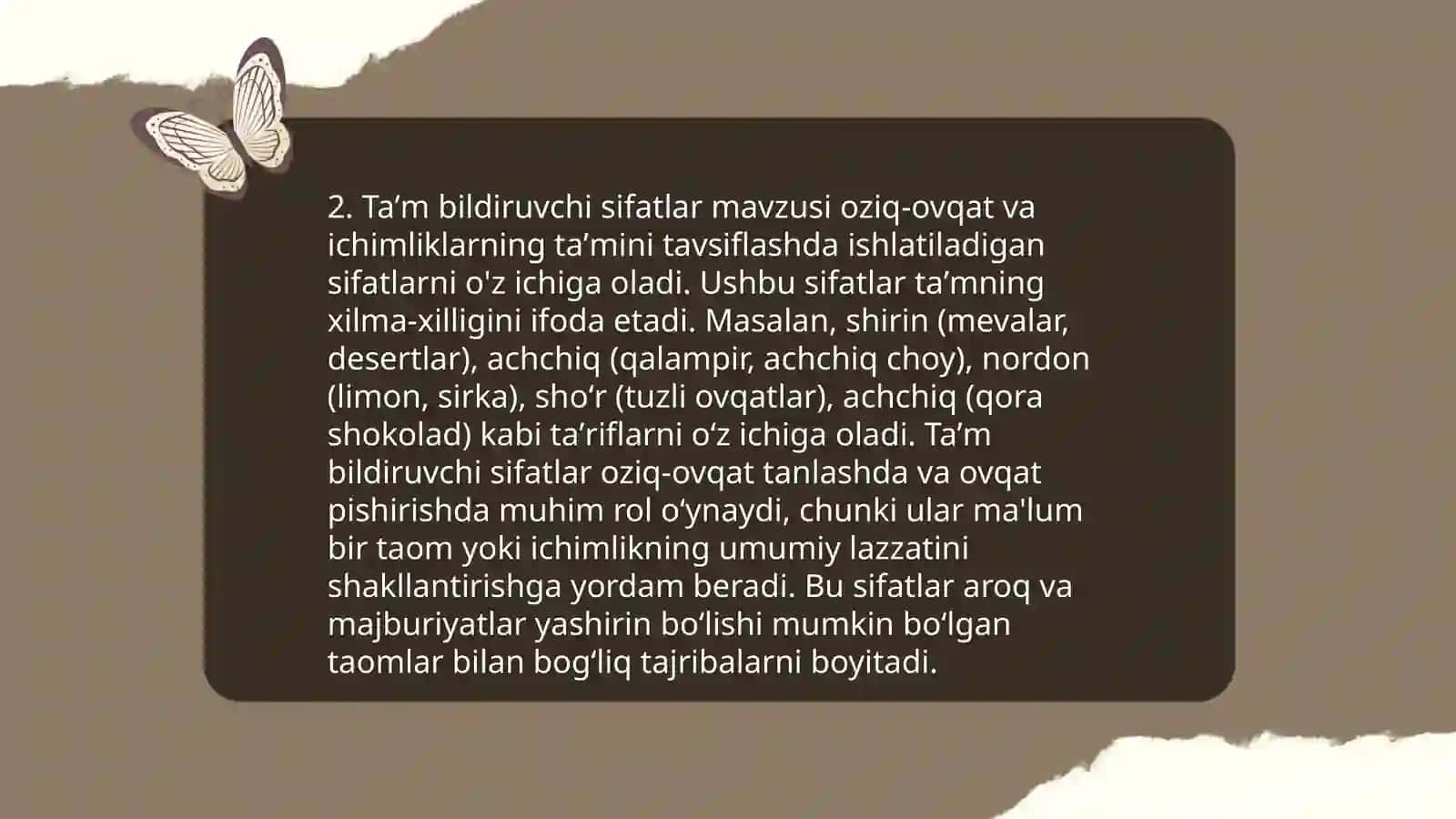 Rang bildiruvchi sifatlar 4