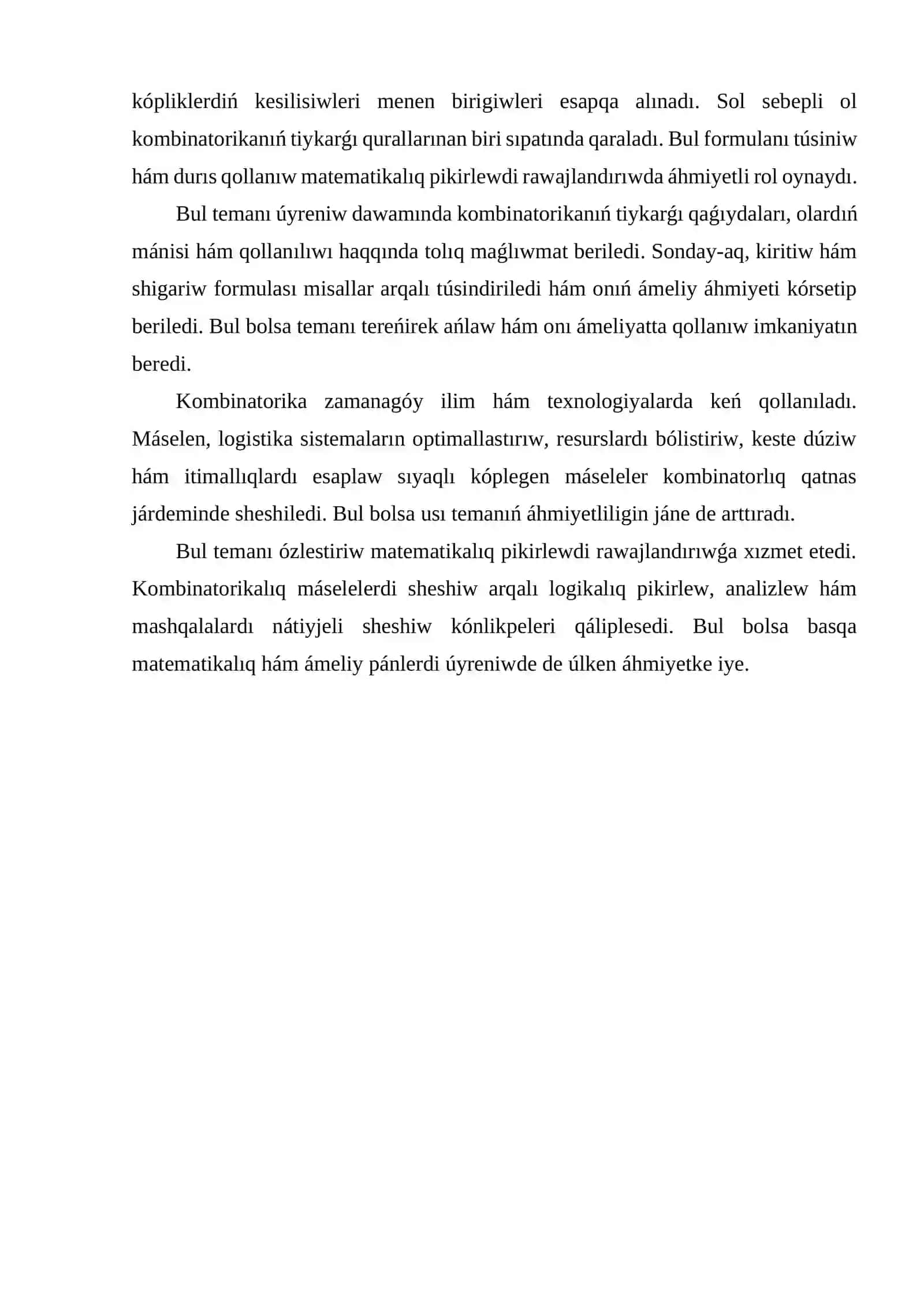 Diskret páninen Óz betinshe jumısı 4