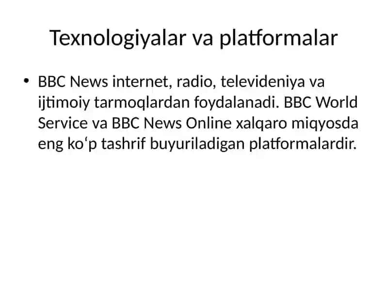 BBC Jahon Axborot Xizmati 4