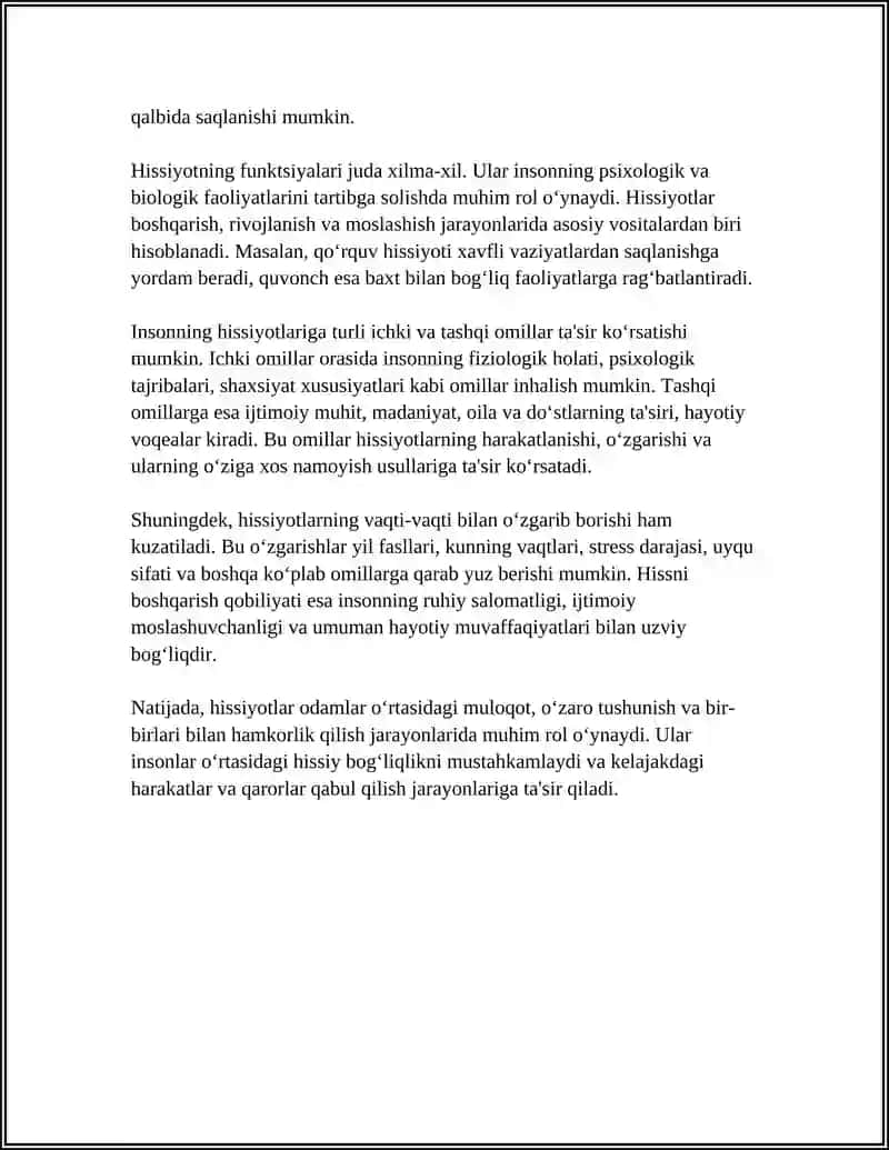 HISSIYOT TO'G'RISIDA TUSHUNCHA 4