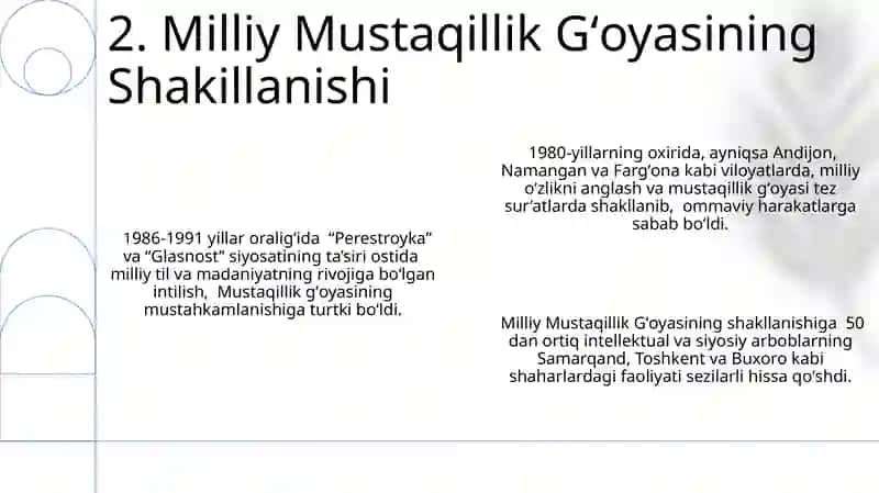 O'zbekiston mustaqillikka erishish jarayonlari 4