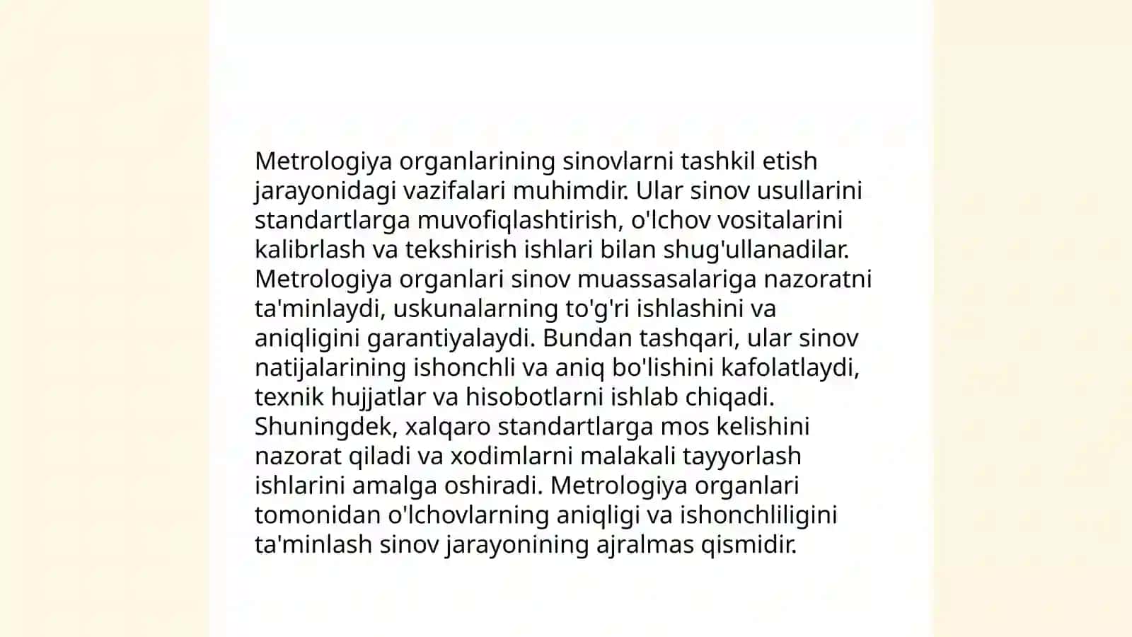 Metrologiya organlarining faoliyati 4