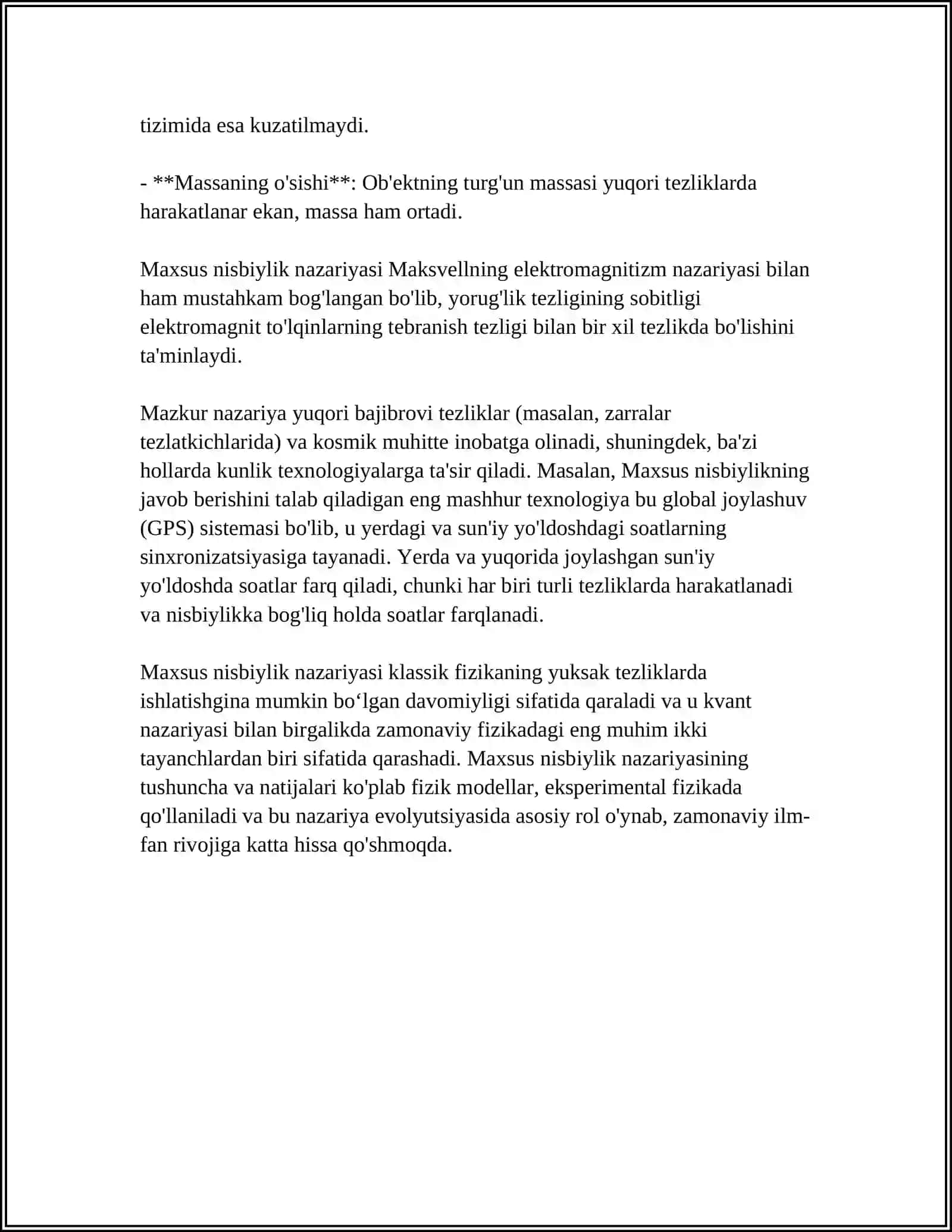 NISBIYLIK NAZARIYASI ELEMENTLARI 4
