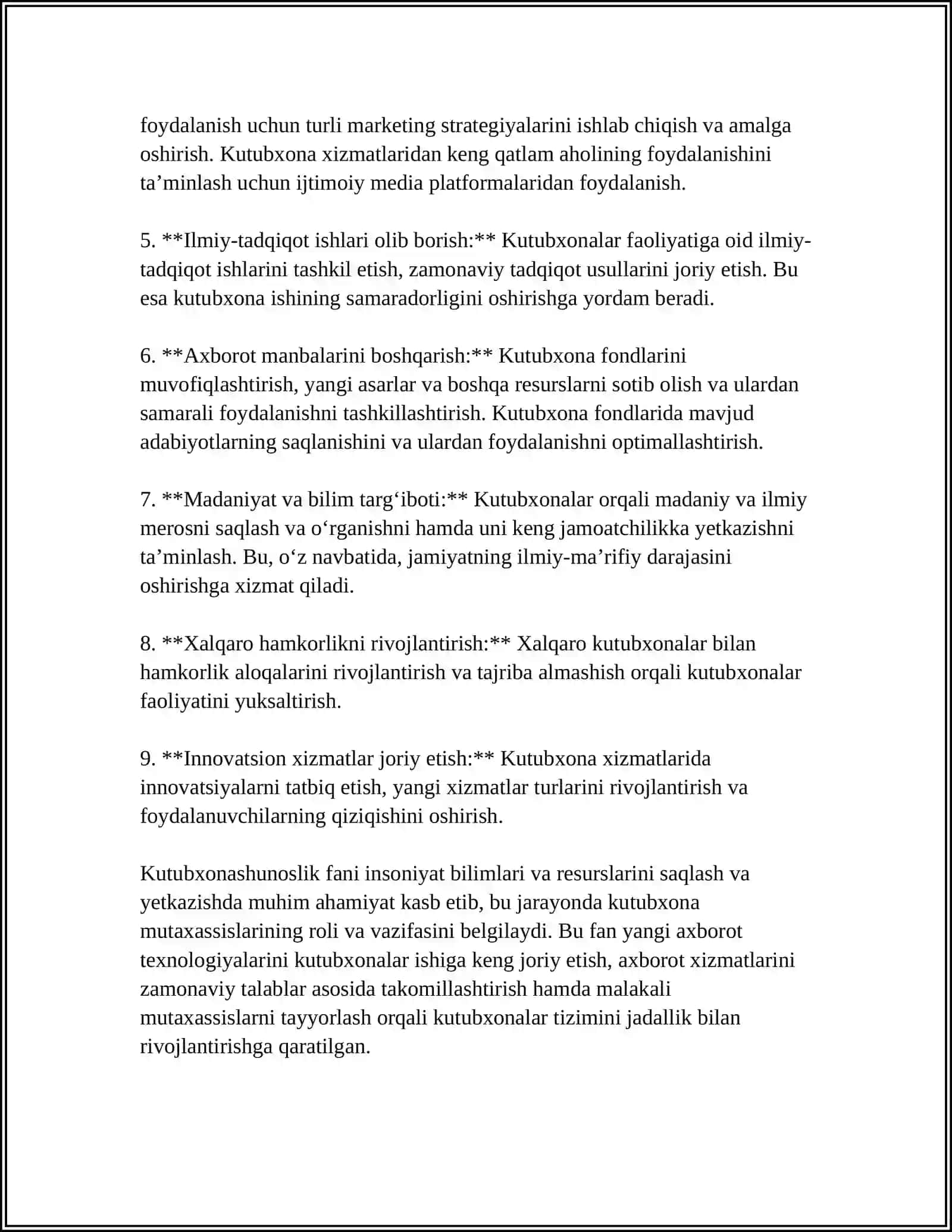 KUTUBXONASHUBXONASHUNOSLIK FANINING METODOLOGIYASI 4