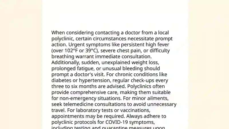 "Local Polyclinics" 4