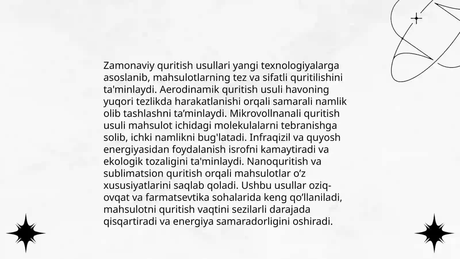Quritish texnologiyalari tarixiy rivojlanishi 4