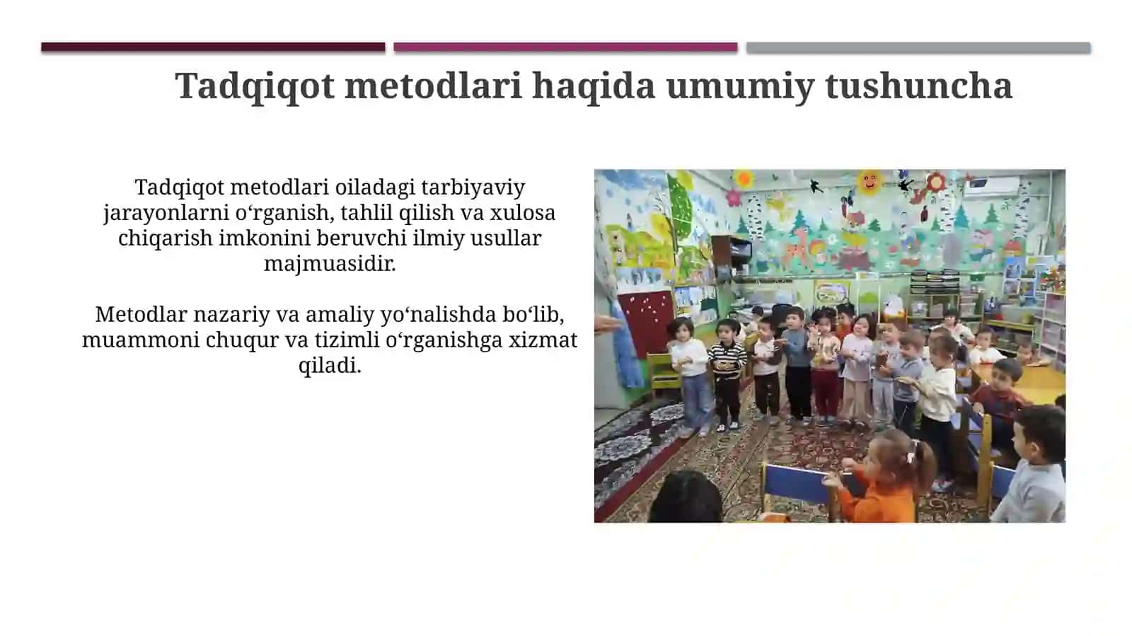 Oilap pedagogikasi fanining tadqiqot metodlari 4