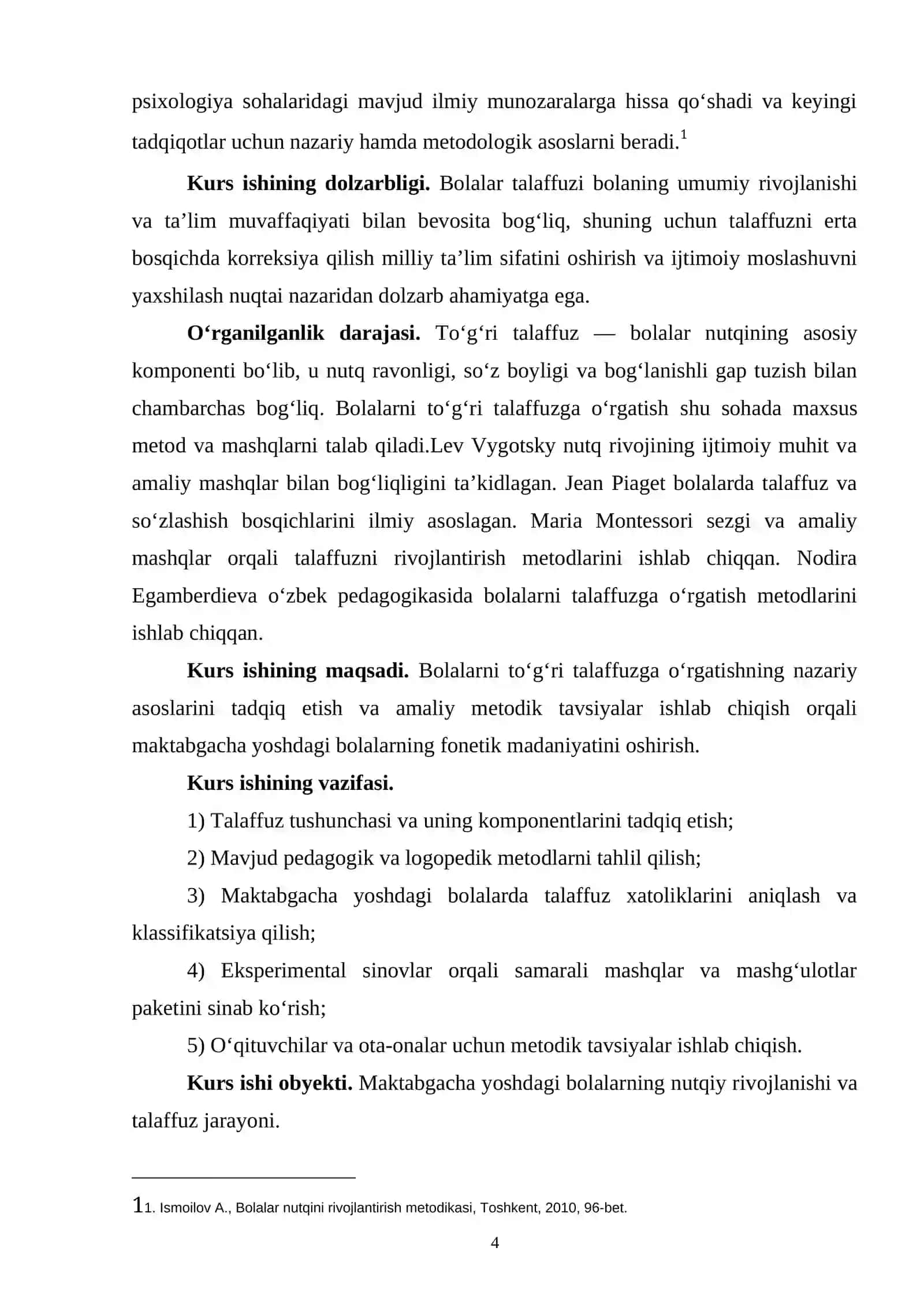 KURS ISHI 4