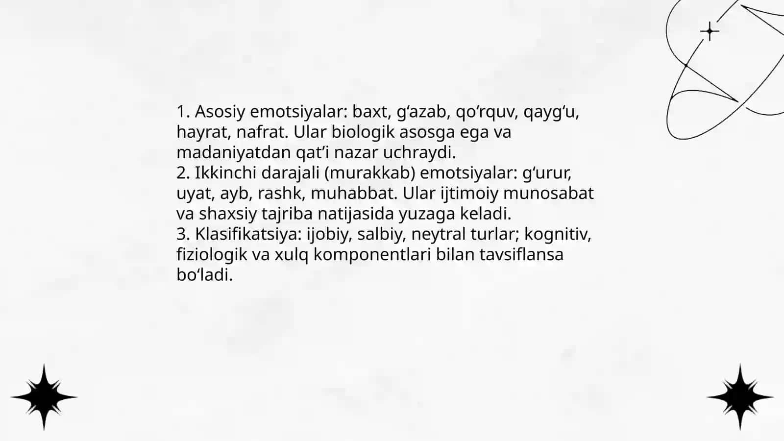 Emotsiya haqida 4