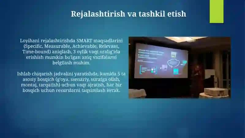 Oʼz medialoyihasini ishlab chiqish va taqdim etish 4