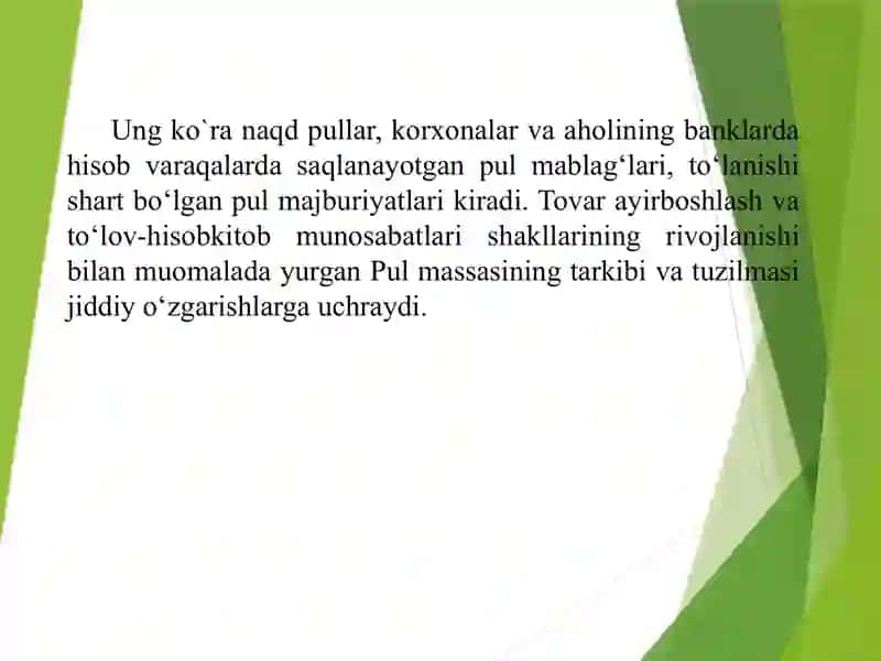 Pul Massasi va Pul Agregatlari 4