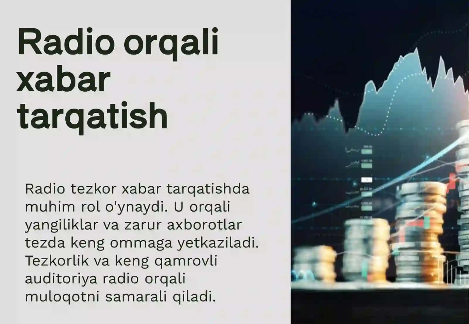 Radio – tezkor xabar berish va axborot tarqatish vositasi 4