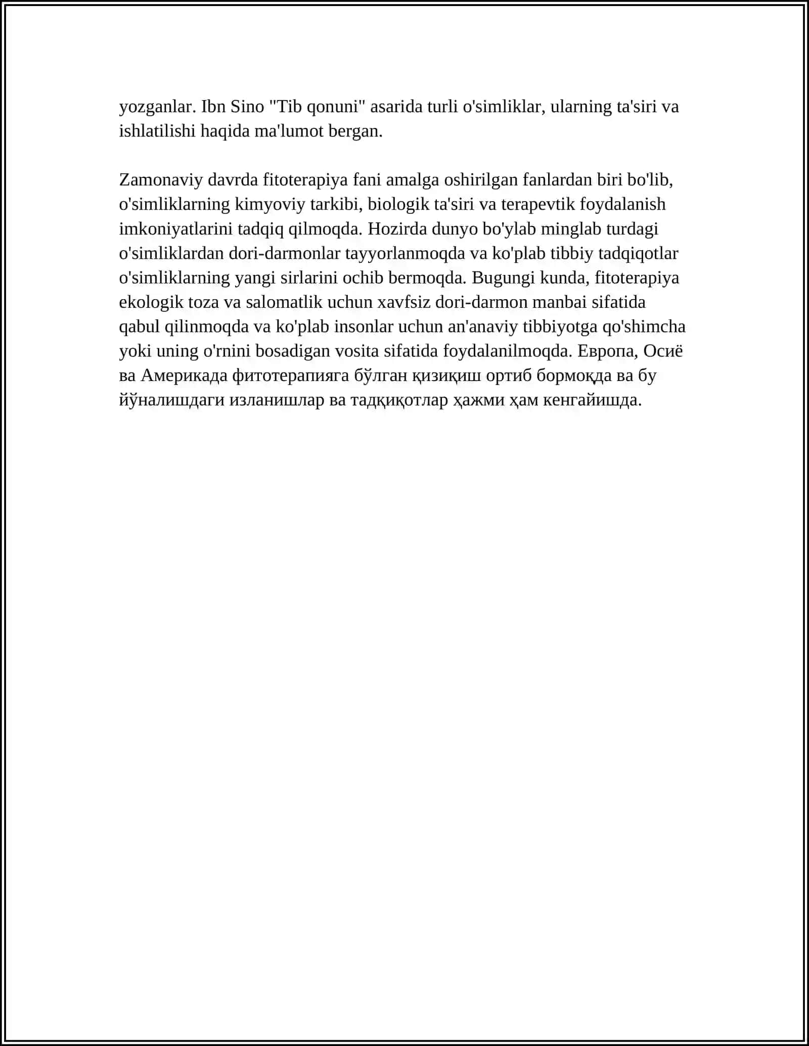 XALQ TABOBATIDA FITOTERAPIYANI O'RNI 4