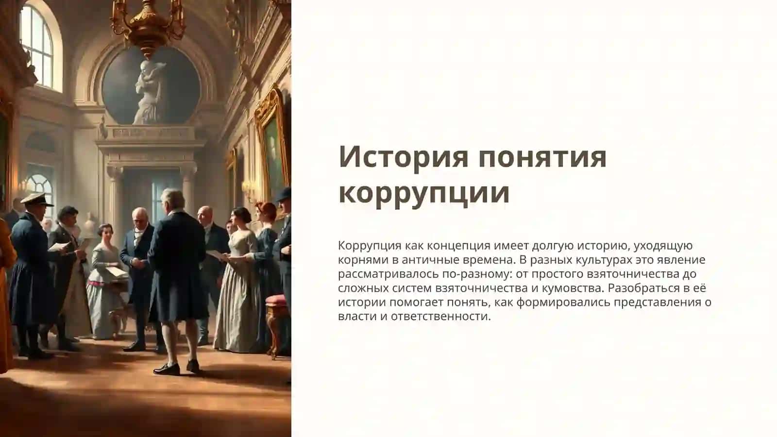 История понятия коррупции 4